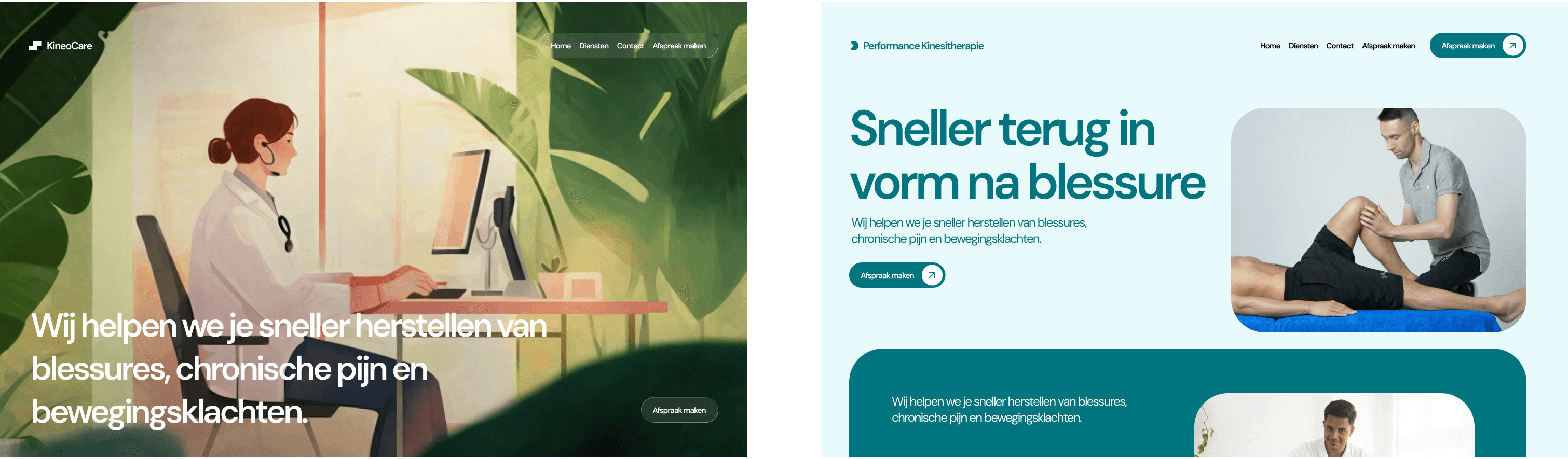 Voorbeelden van kinesist websites